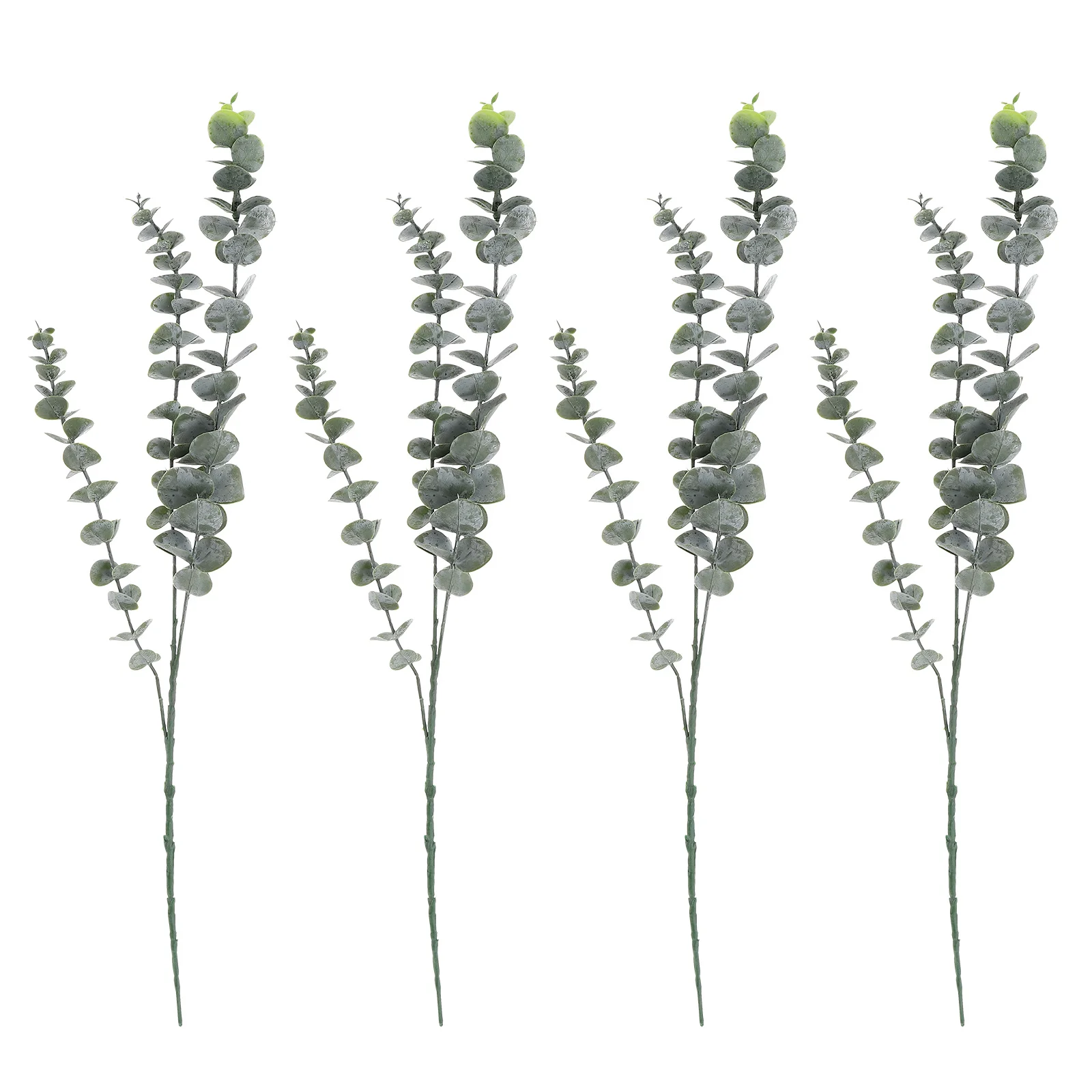 

4pcs Realistic Artificial Leaf For Home Decoration Wedding Party Garland Simulation Green Plant Decorative Stems Photography