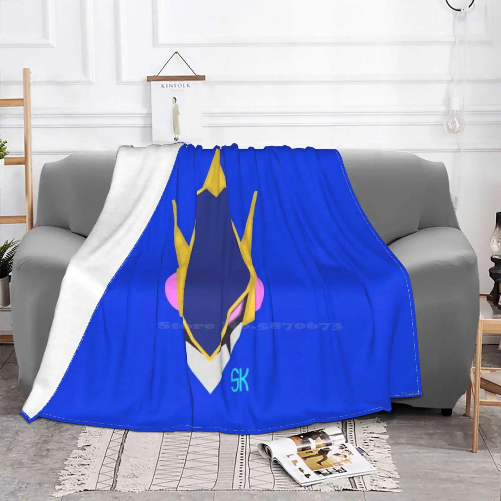 Decode Talker New Selling Custom Print Flannel Soft Blanket Yu Gi Oh Vrains Fan Art