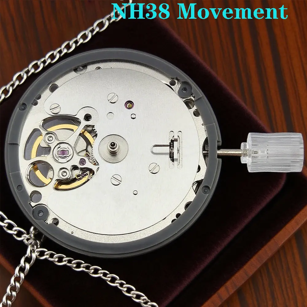 

Watch movement High-quality NH38 mechanical movement without date automatic watch movement 24 gemstone watch parts