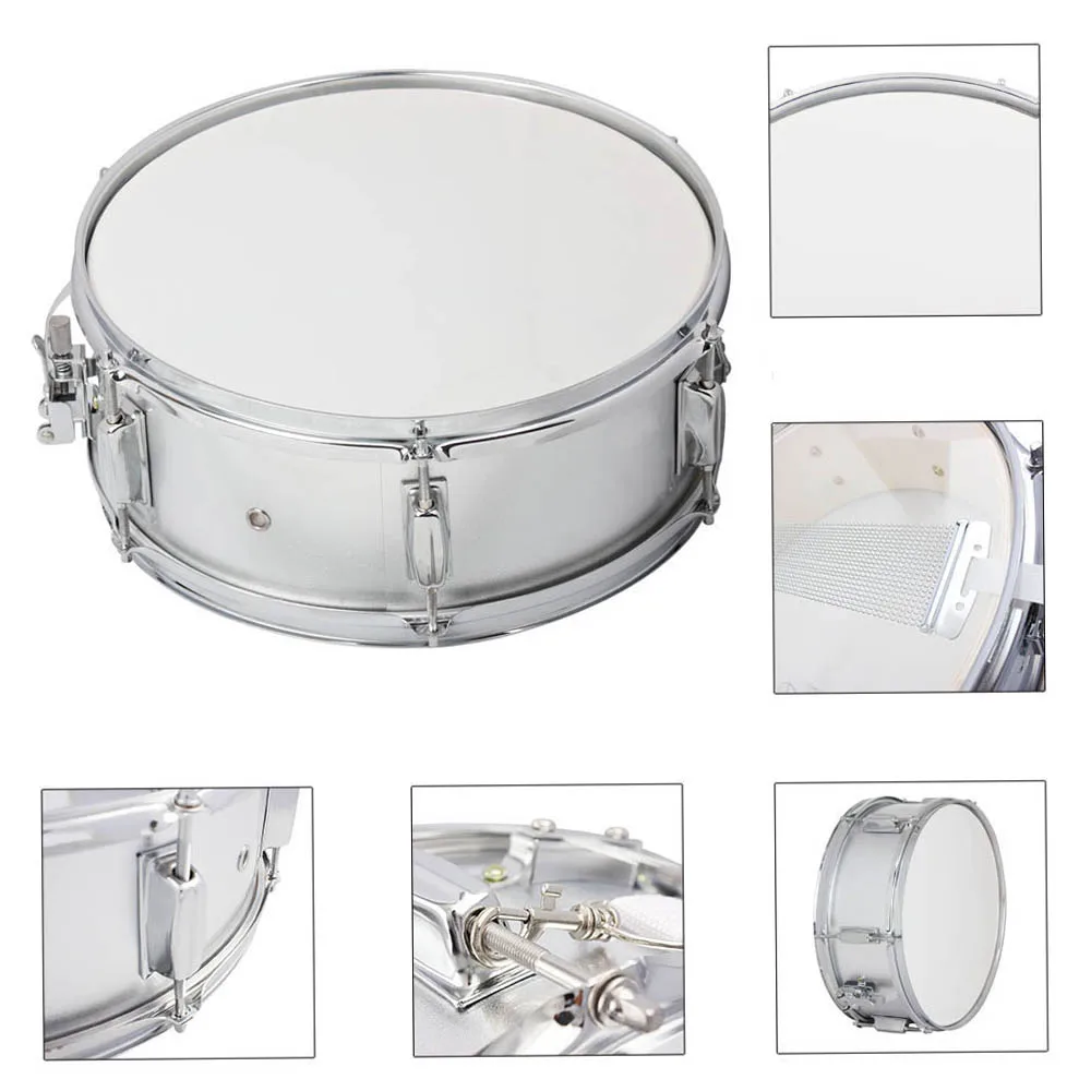 Professional Snare Drum Head 14 Inch with Drumstick Drum Key Strap for Student Band