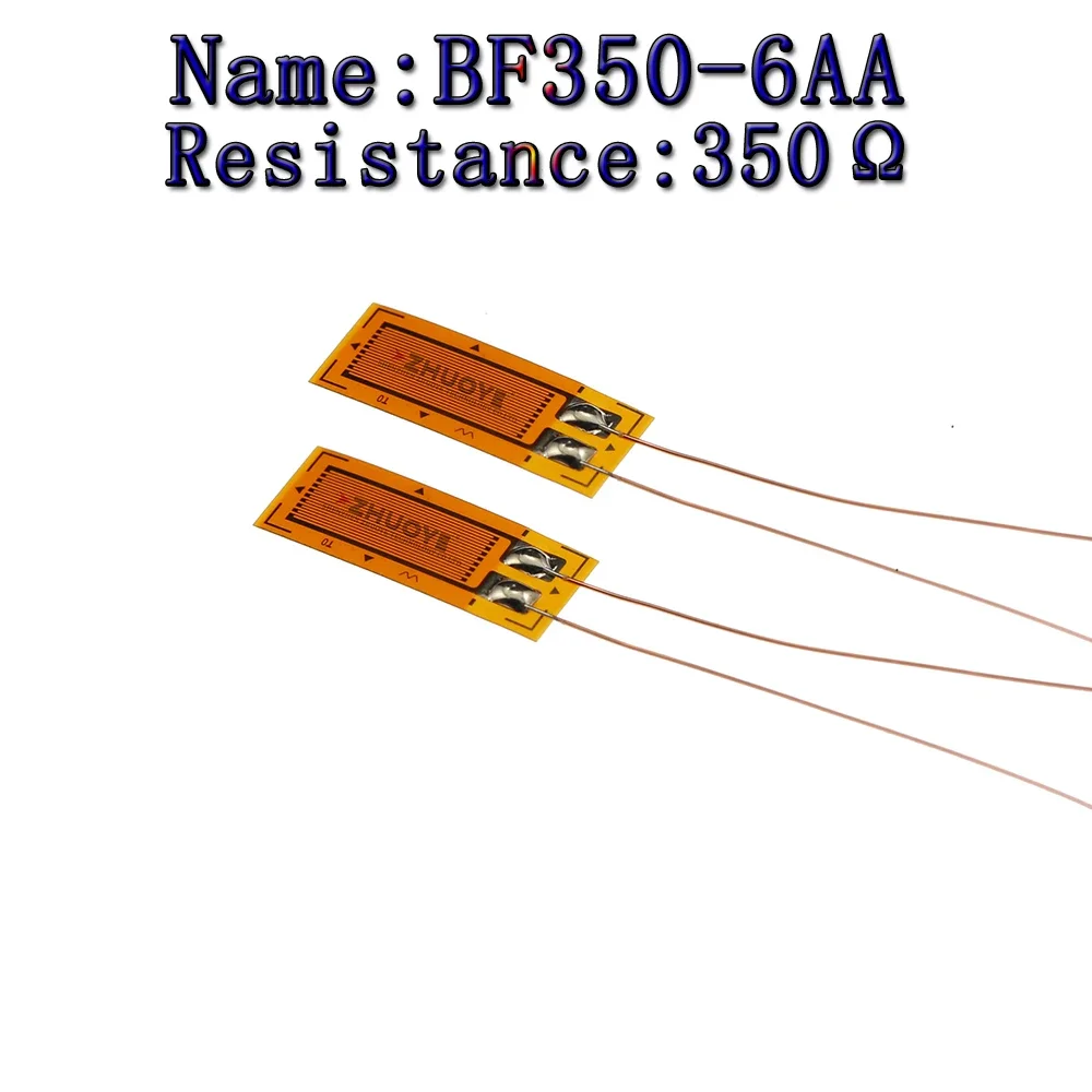 10pcs weighing sensor Strain Gauge BFBHF350-6AA resistance high-precision resistance 350Ω Weighing pressure Strain gauges