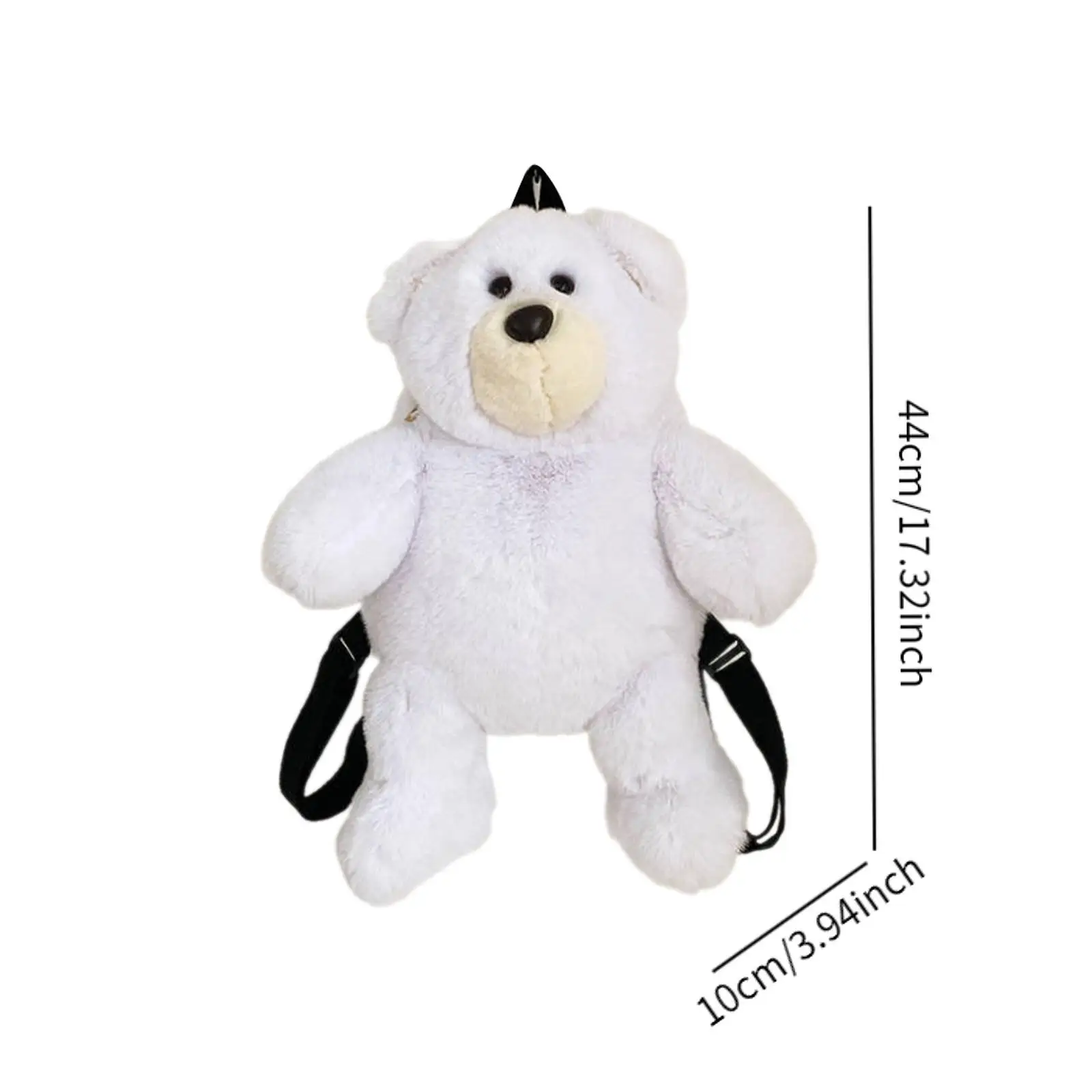 Plüschbär-Rucksack, Geburtstagsgeschenk, lässig, weich, Cartoon, modisch, niedliches Tier