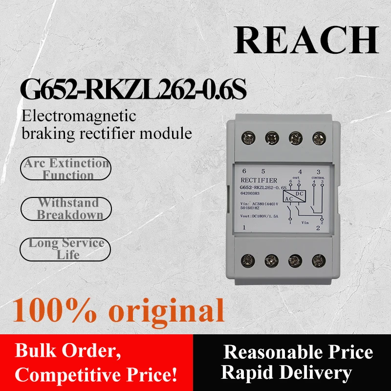 

REACH rectifier G883 G652-RKZL262-0.6S 460V 4/2A fast transformer rectifier module