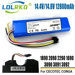 CECOTEC CONGA 3090 3091 3092 1690 1890 2090 Robot Vacuum Cleaner Battery Pack Replacement Accessories 14.4 Volts 12800mAh