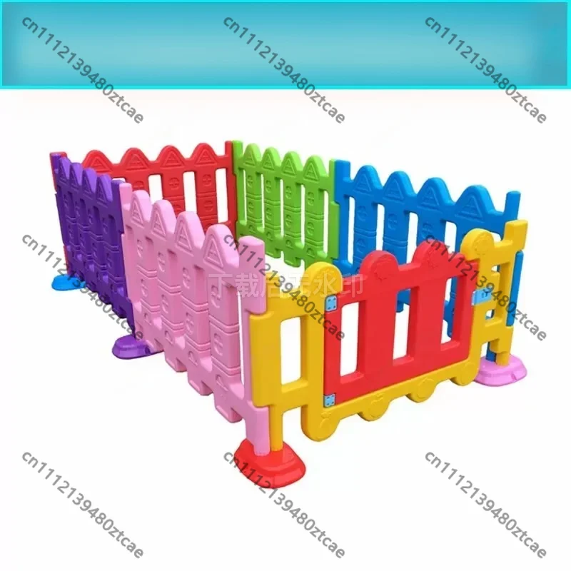 

Baby Playpen Plastic Fence Home Kindergarten Toddler Crawling Safety Barrier Indoor Outdoor White