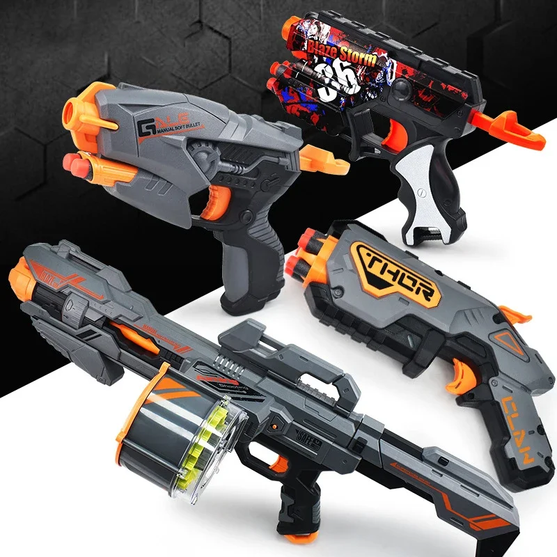 Tiro elétrico Soft Bullet Gun, Burst Rifle, EVA Soft Bullet, Dart Toy, Rifle, melhor presente de aniversário para crianças, novo, 2022