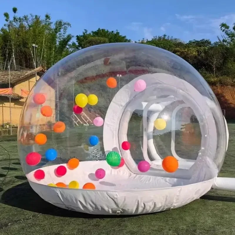 Outdoor PVC Inflatable Lawn Tent Balloon Bubble House Bubble Hotel Camping Transparent Dome Tent Inflatable Bubble Tent