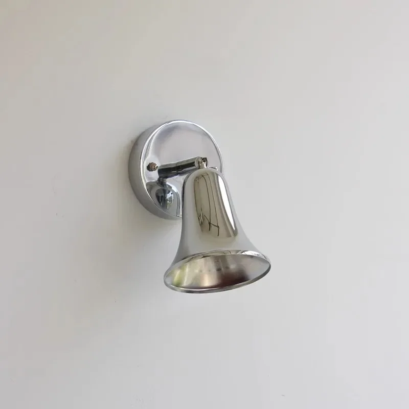 

Nice Silver Bell Wall Lamp Spotlight Bedside Entrance Retro Wall Lamp