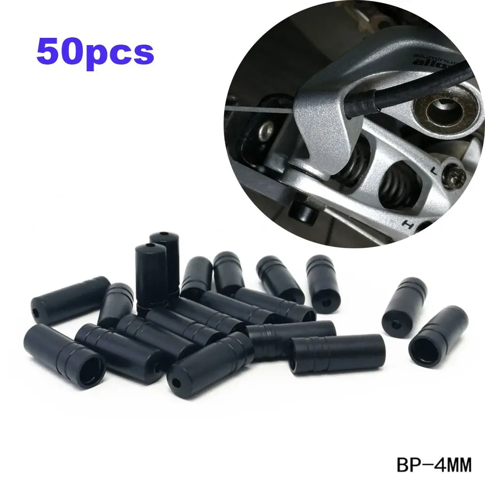 Kunststoff Schwarz Fahrrad Gehäuse Mountainbike Kabel End Abdeckungen Radfahren Zubehör Schaltwerk Kabel Kappen Shifter Linie Kappe