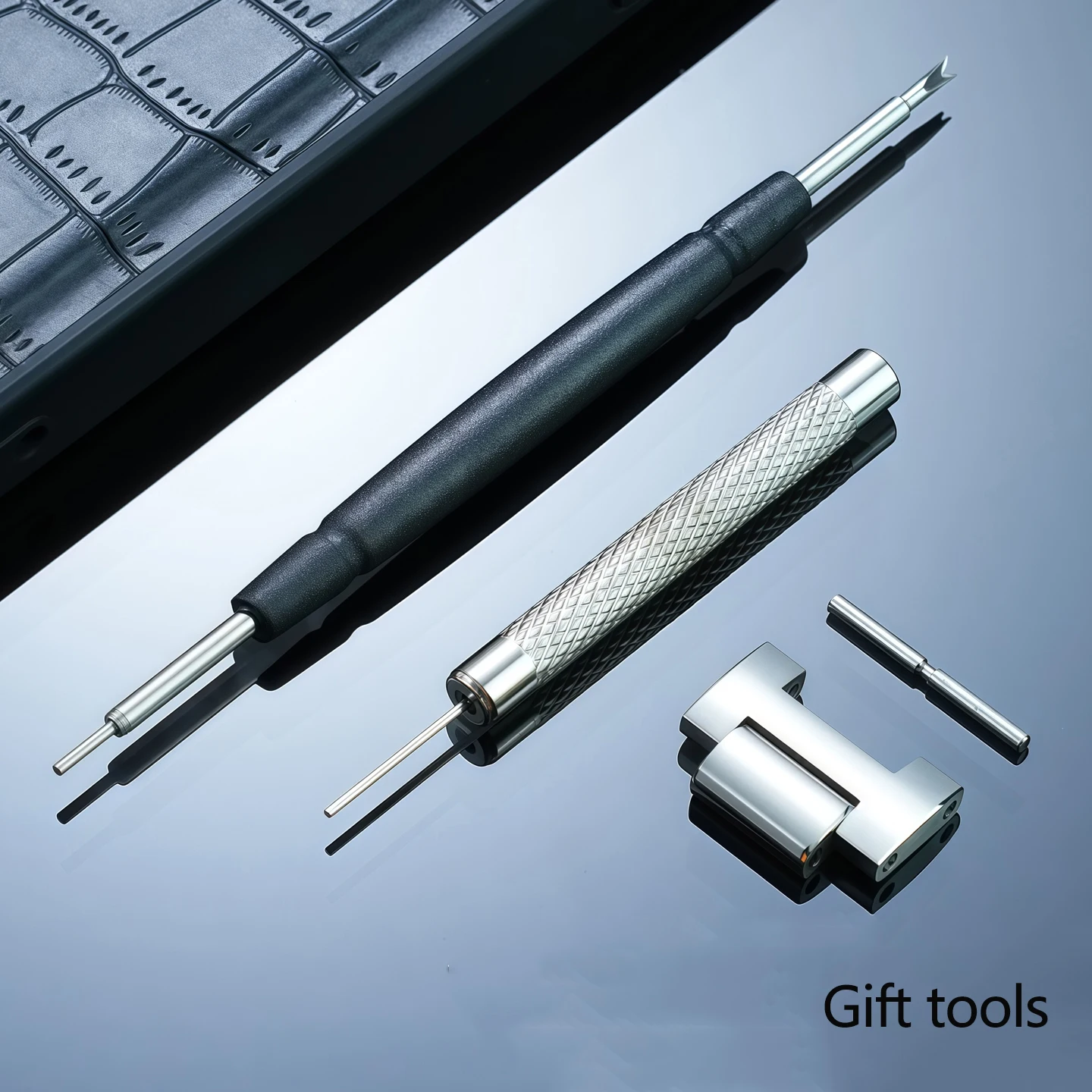 

17.5x10mm Extension Section For IWC Engineer Series IW328901 328902/03/04 Stainless Steel Watchband Watch Section with Tools