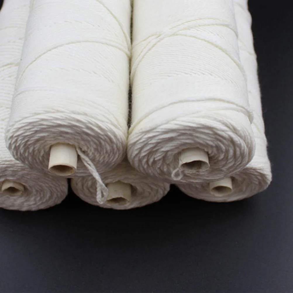 

Cotton Wicks Spool Degreased Braided For Diy Making Craft Wick Material Pillars Tapers Candles Burning