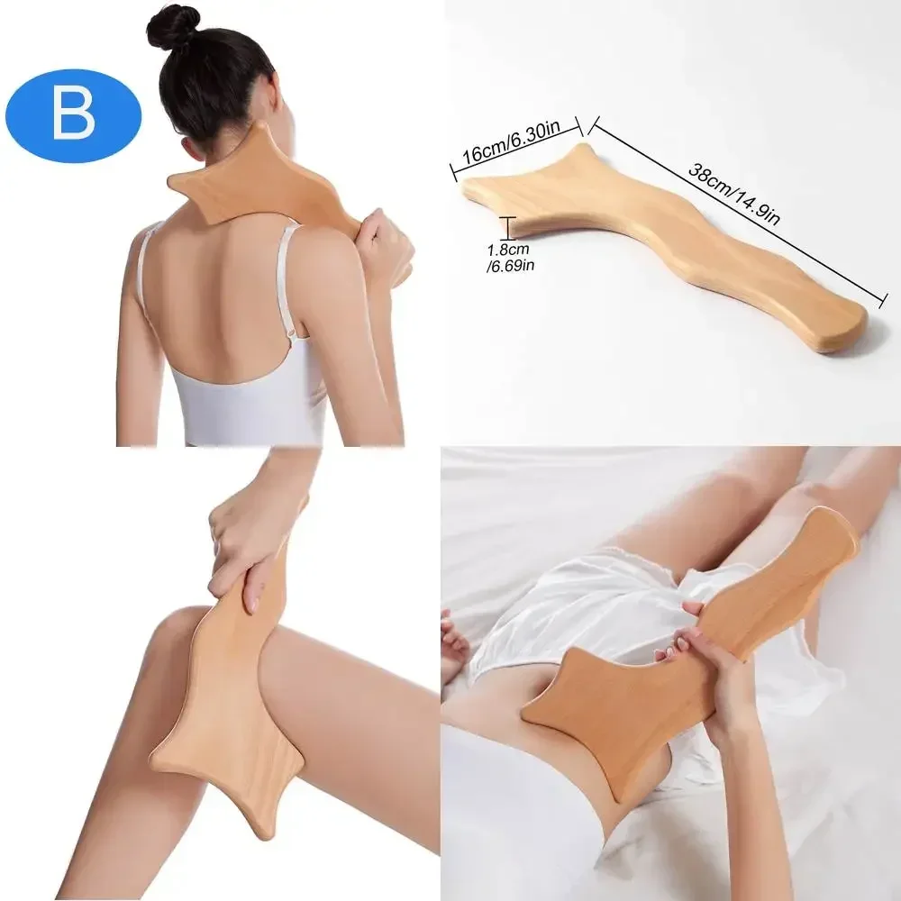 Maderoterapia Kit Wooden Therapy Lymphatic Massage Tools Professional Wood Anti Cellulite Massager Roller Body Maderoterapia Set