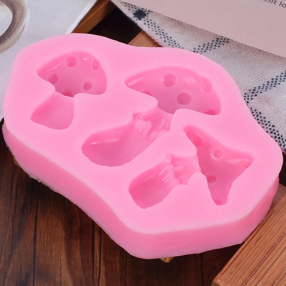 Molde de silicona para pastel de Fondant de setas, pasta, galleta, decoración de Chocolate, suministros para manualidades DIY, moldes C y flexibles antiadherentes