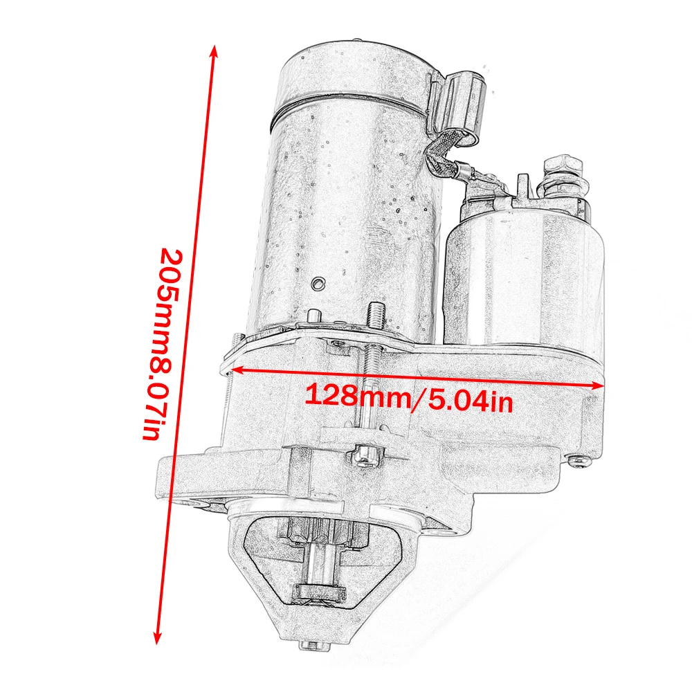 Starter Motor for Moto Guzzi GU30730710 GU30730711 California V7 V10 V11 Breva 1100 750 V35 V40 V50 V65 V75 V82