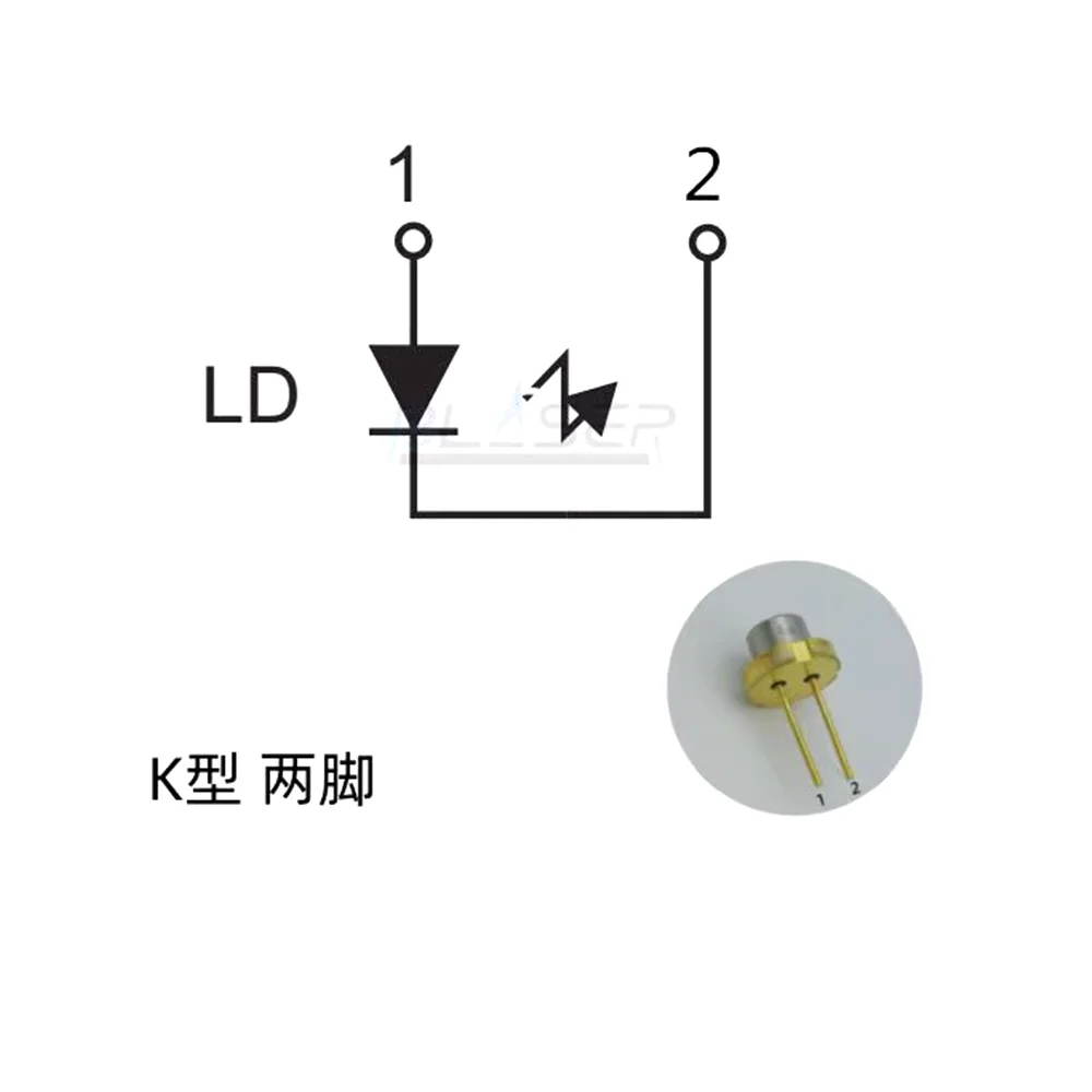 Diode laser bleu violet 450nm 1800MW type K 5.6 (GH04C01B2G)