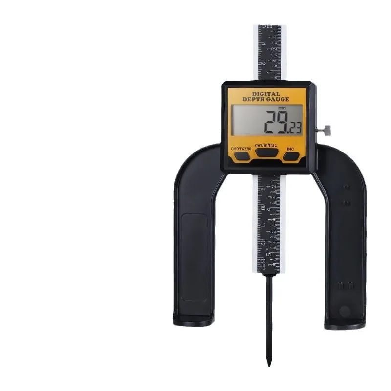 

Digital woodworking table saw height ruler 0-80 measuring height depth measuring tool digital vernier caliper height ruler