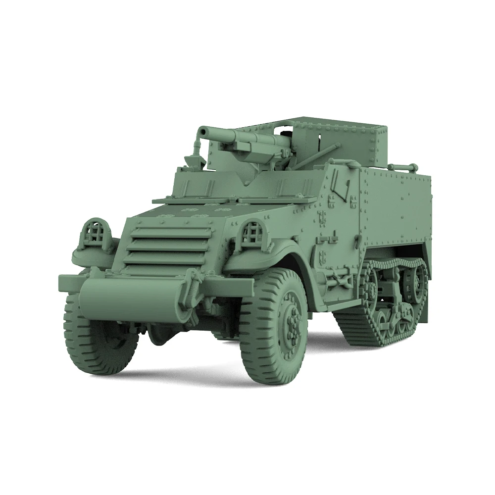 1/220 1/160 1/48 1/87 1/160 SSMODEL SS551 Kit de modelo militar ferroviario US M3 carro de Motor de pistola múltiple