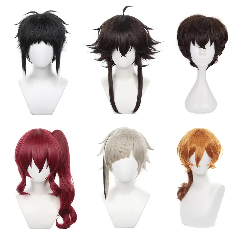 

HOLOUN Bungo Anime Cosplay Wig Nakahara Chuuya Dazai Osamu Akutagawa Ryunosuke Suehiro Tetchou Okura Teruko Nakajima Atsushi