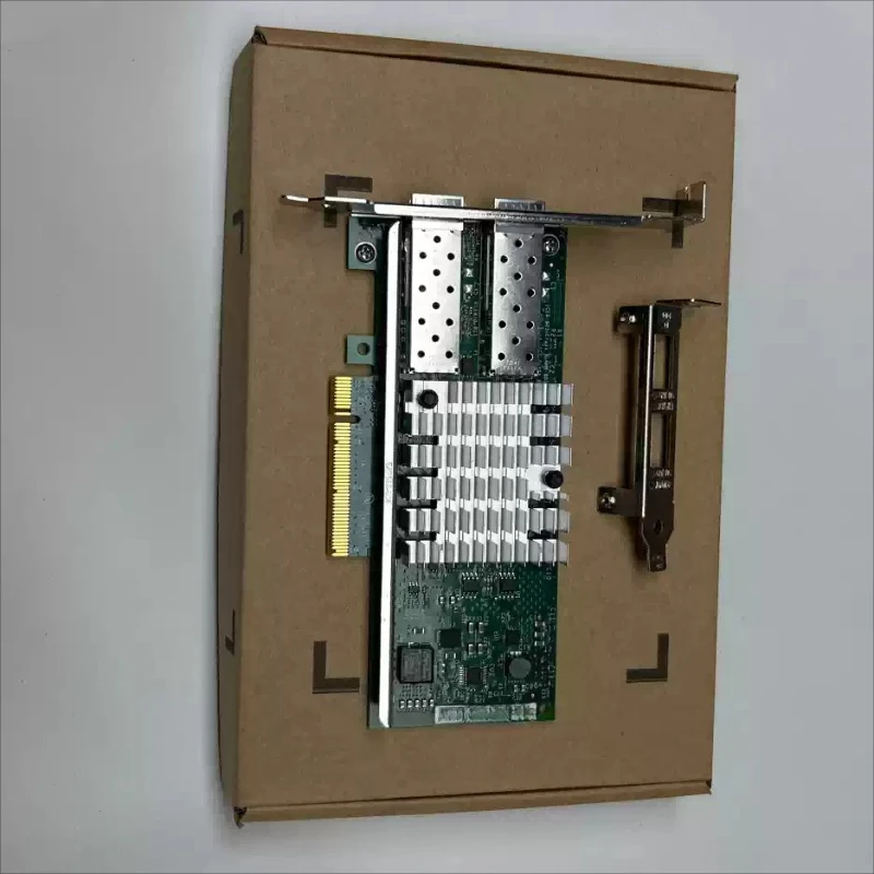 For Intel X520-SR2 E10G42BFSR Dual Port 10G SFP+ NIC 82599ES PCIe 2.0 x8 Original Authentic Anti-Counterfeit Label In Stock