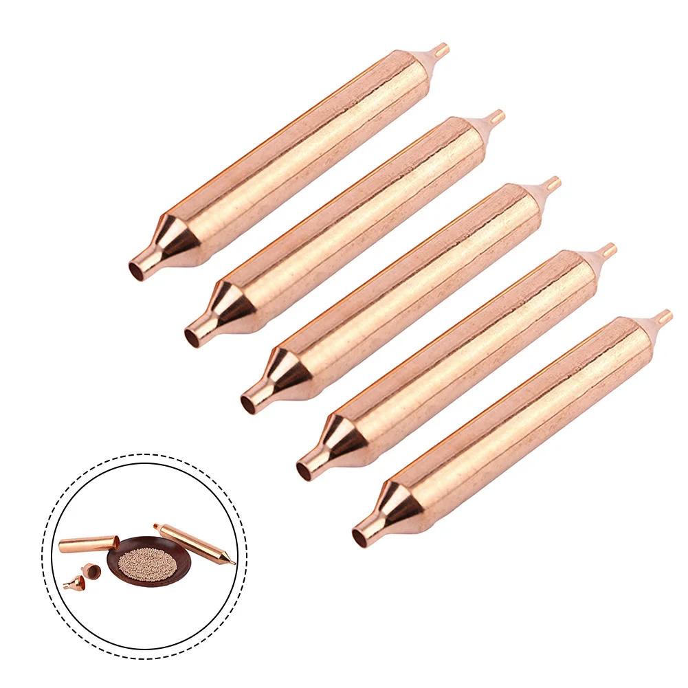 

5pcs Refrigerator Filter Dryer Refrigeration Clean Water Copper Filter Drier Safe Supplies Refrigerator Copper Filter Drier