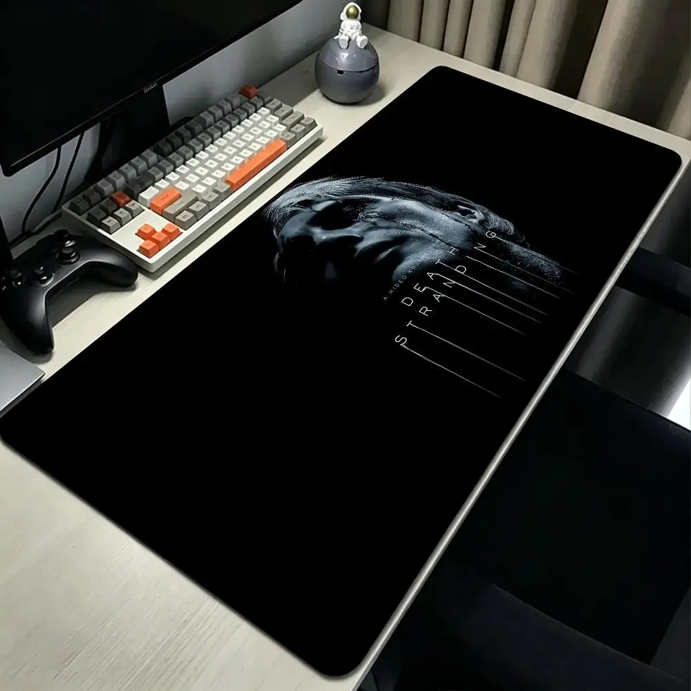 game Death Stranding Mouse Pad MousePad Stitched Edge Gaming Anti‑Slip Rubber Base Waterproof Desk Mat For Office Laptop PC
