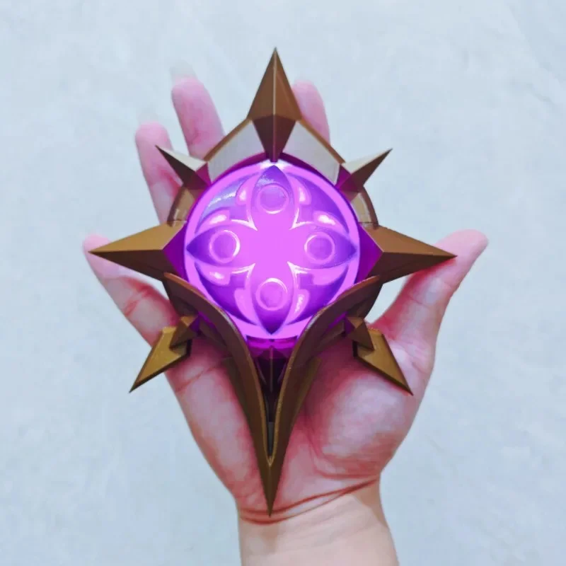 NEW Genshin Impact Delusion Cosplay, Prop Glowing Eye LED Purple Blue Red Breathing Light, Halloween Party Gift