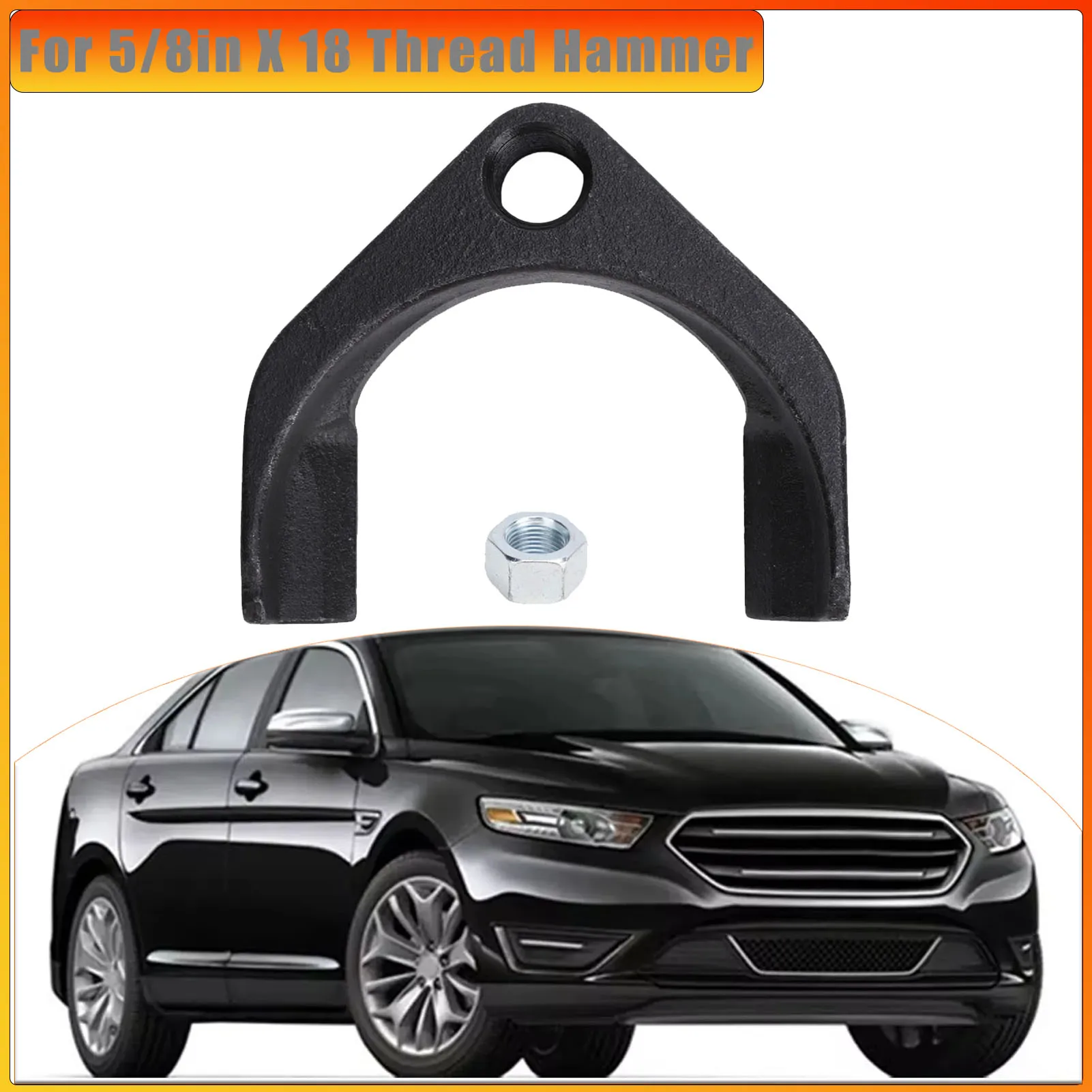 

High Torsion Carbon Steel for 5/8in X 18 Thread Hammer Efficient CV Axle Puller 63mm - Wheel Drive Axle Pulley Damage Prevention