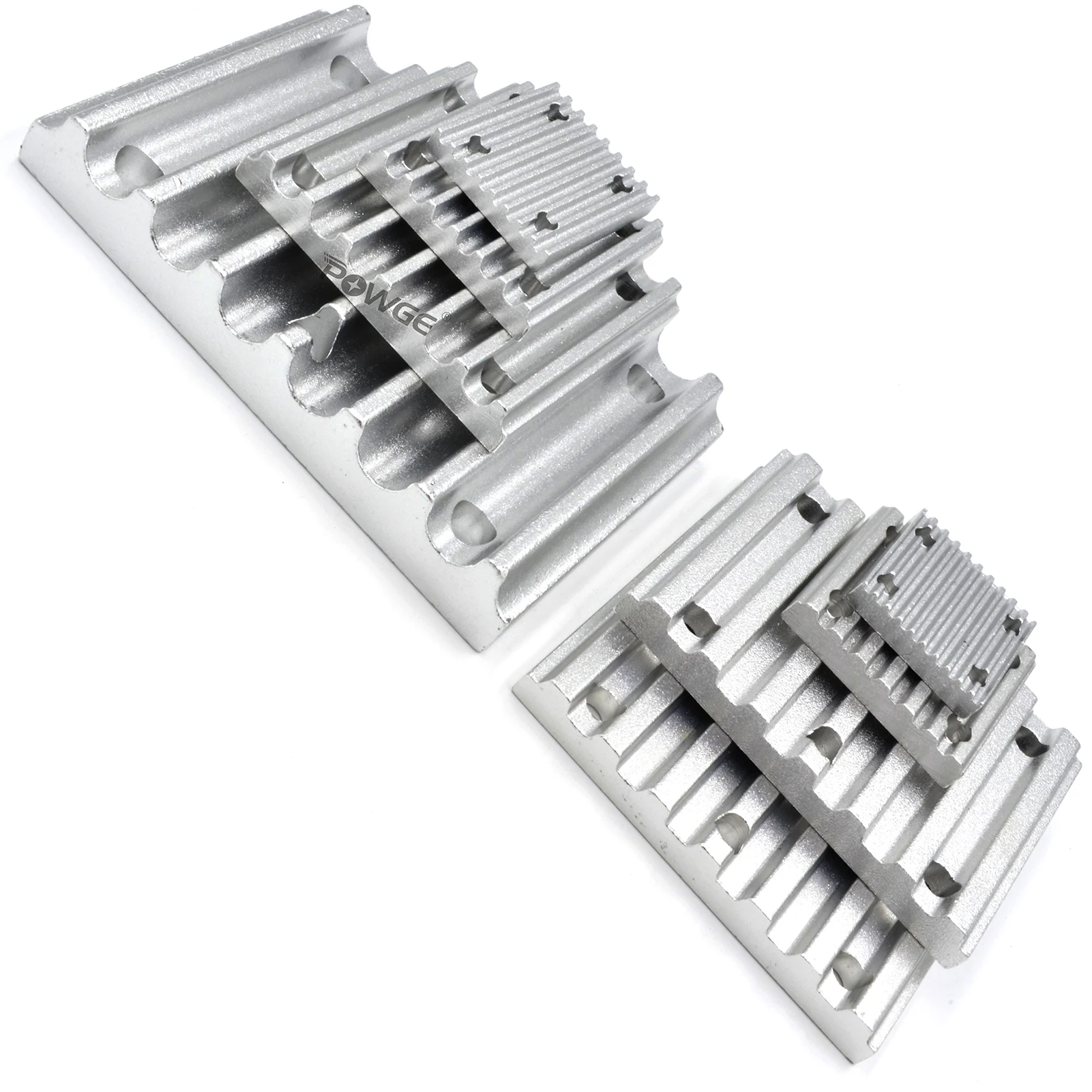 POWGE Aluminum Arc Clamp Tooth plate HTD 2GT 2M 3M 5M 8M 14M STD S2M S3M S5M S8M S14M for Open Timing Belt connection Fixed clip