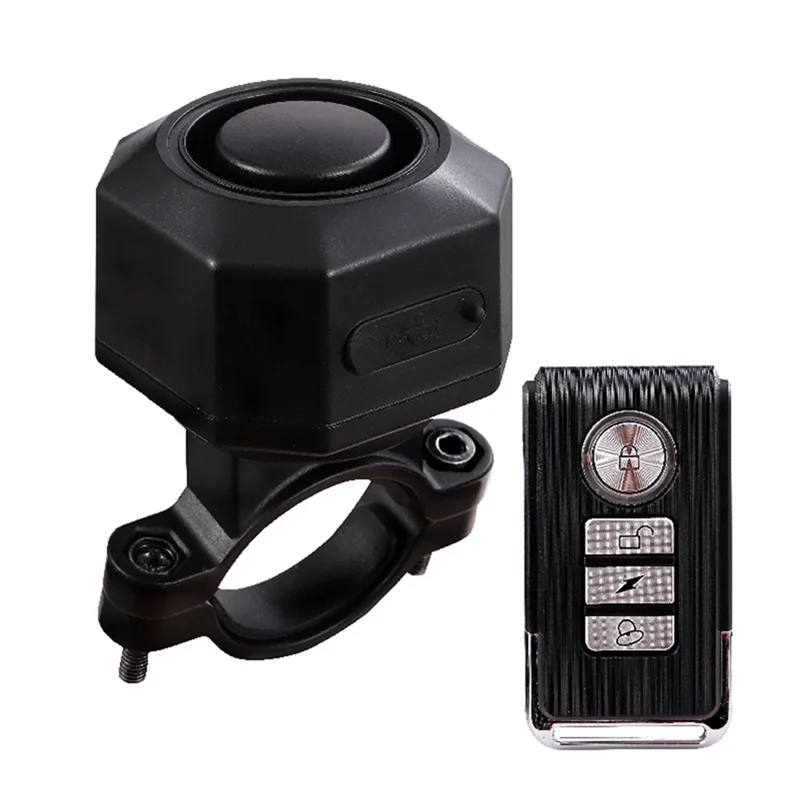 A21Q -Wireless Remote Control Alarm Induction Rechargeable Bike Motorcycle Anti Theft Alarm With 110Db Sound Waterproof Design