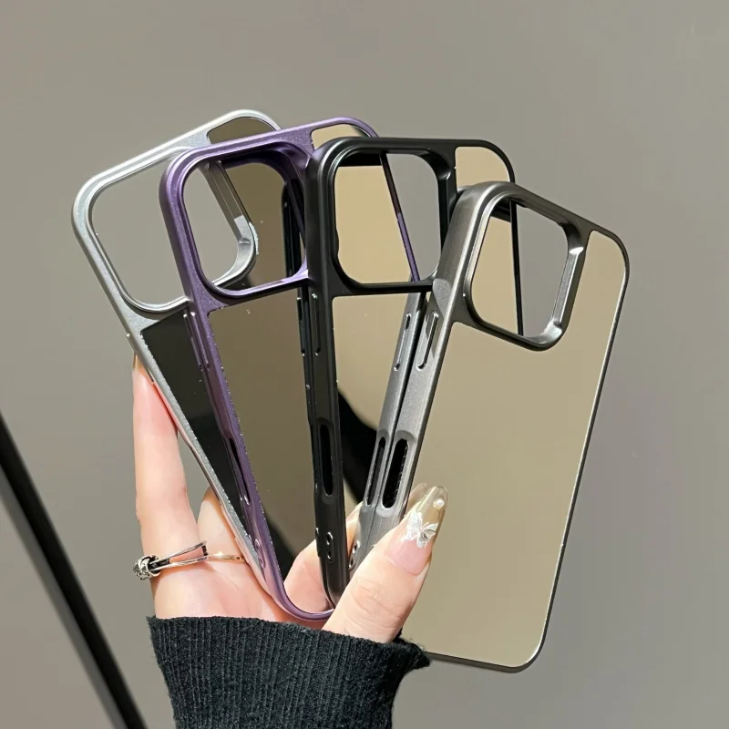 

Large-hole acrylic spray-coated mirror suitable for Apple devices16PromaxShockproof and durable15PromaxPhone case14PromaxProtect