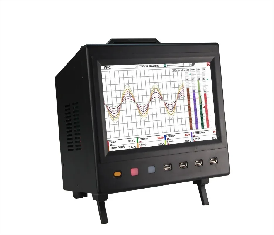 9000-24 Paperless Data Logger Multi-Channel Data Logger Temperature Recorder Industrial