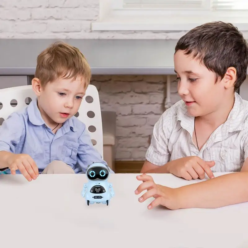 Robot de juguete para niños, Robot parlante de bolsillo, juguetes educativos y de aprendizaje, diálogo interactivo, Robot para cantar y bailar, juguetes para niños