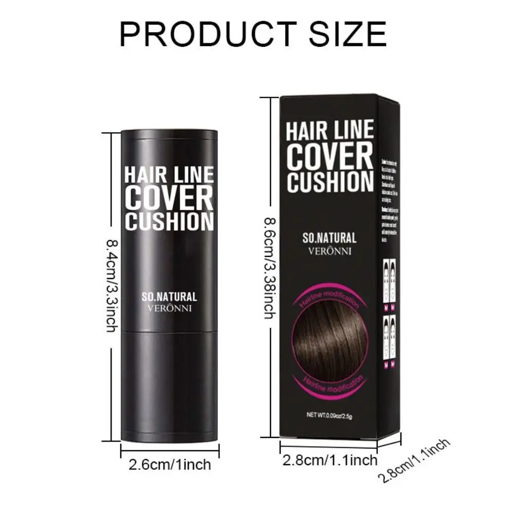 ปกปิดรากผมอย่างรวดเร็ว Instant Hairline Powder กันลมและเหงื่อคอนซีลเลอร์ผมกันน้ําติดทนนานธรรมชาติ