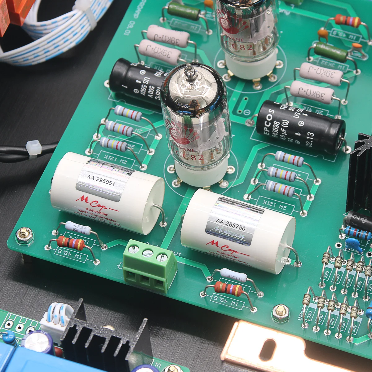 HiFi ستيريو 12AU7/ECC82 فراغ أنبوب التحكم عن بعد المضخم استنساخ كونراد جونسون PV12 الدائرة #6