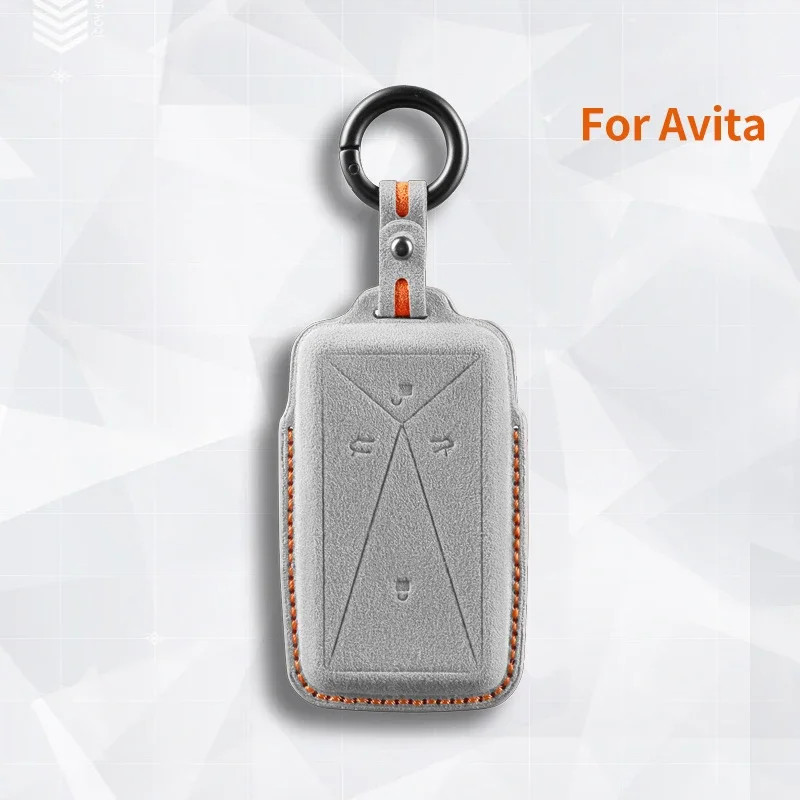 Car Key Case Cover For Avatr Avita 11 12 2023 2024 Suede Car Key Shell Accessories