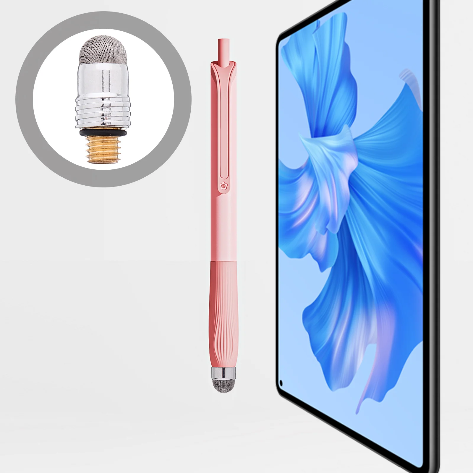 

5Pcs Durable Aluminium Fine Tip Stylus Pen Nibs Replacement Accurate Input for Drawing Writing Navigation Fine Tip Stylus