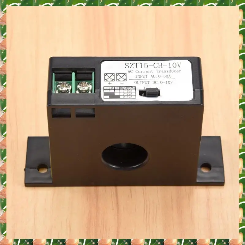 

JAJA SZT15-CH-10V AC Current Transmitter Current Mutual Inductor AC 0-50A To DC 0-10V