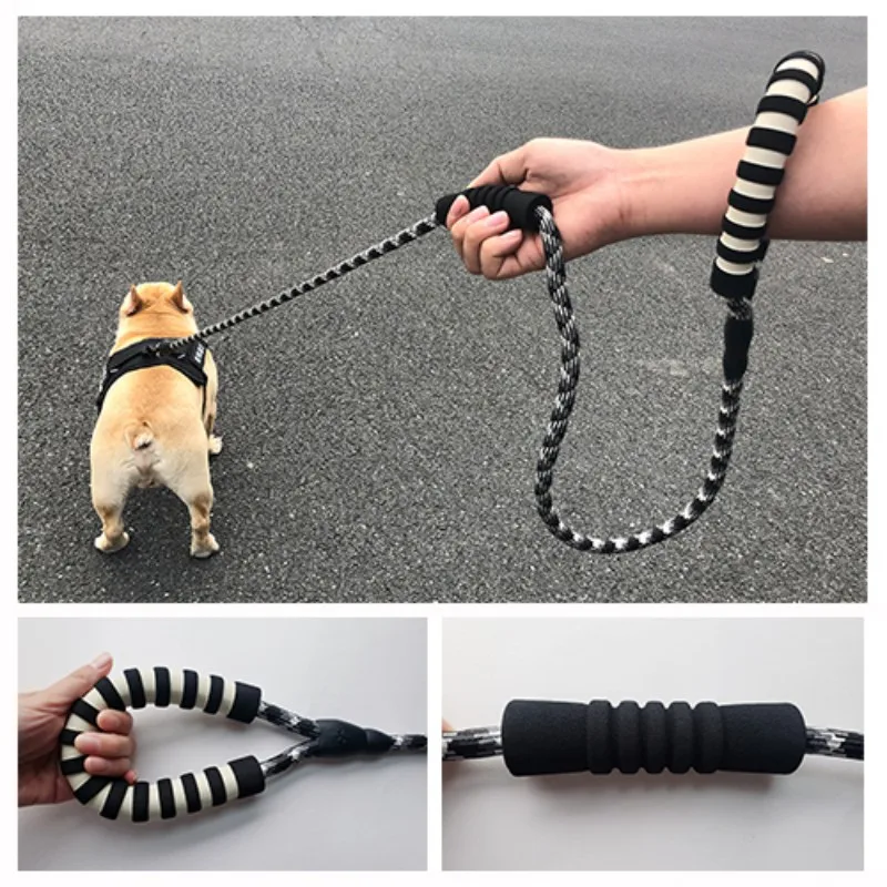 

Pet Dog Chain Reflective Dog Chain Explosion Proof Cushion Suitable For Small Medium And Large Dragging And Towing