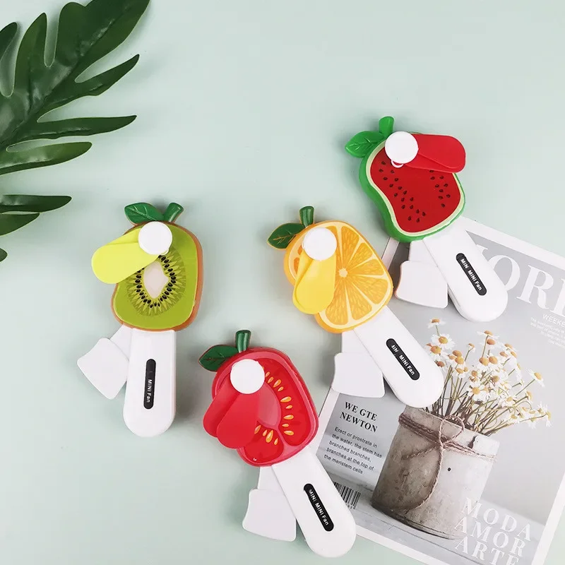 Cute Fruit Cartoon Animal Mini Fan for Small Air Cooling - Home & Outdoor Use