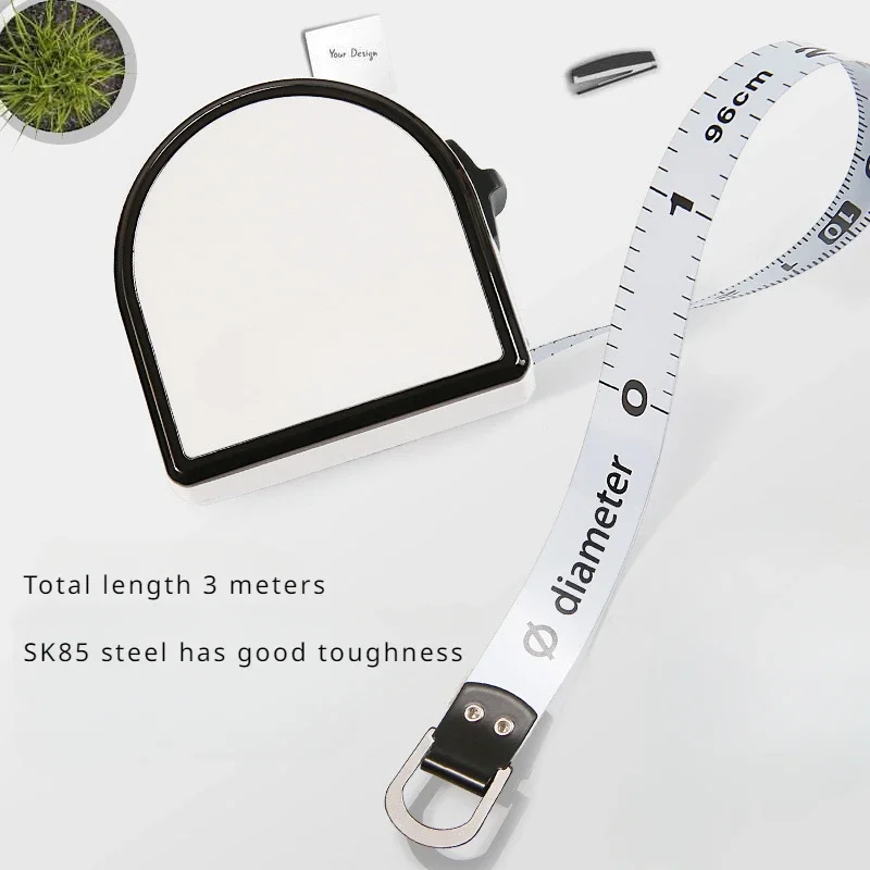 3M Long High-precision Diameter Ruler Measuring Tree Steel Tape Measuring Perimeter Diameter Ruler Mini Ruler Measuring Tool