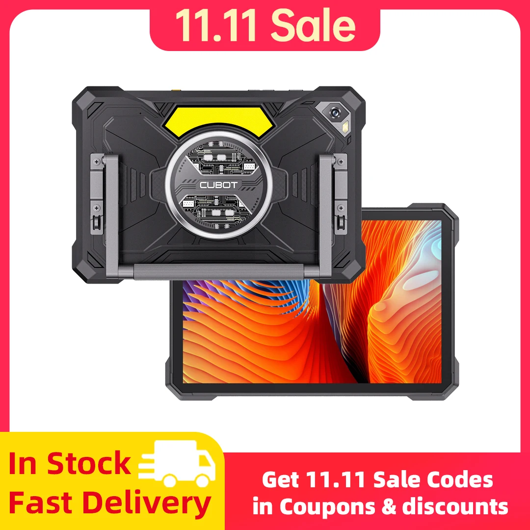 태블릿 안드로이드 15 큐봇 TAB 킹콩 S, 15300mAh 배터리, 16GB(6+10), 256GB, 10.1인치 90Hz 디스플레이, 캠핑 라이트, 48MP 카메라