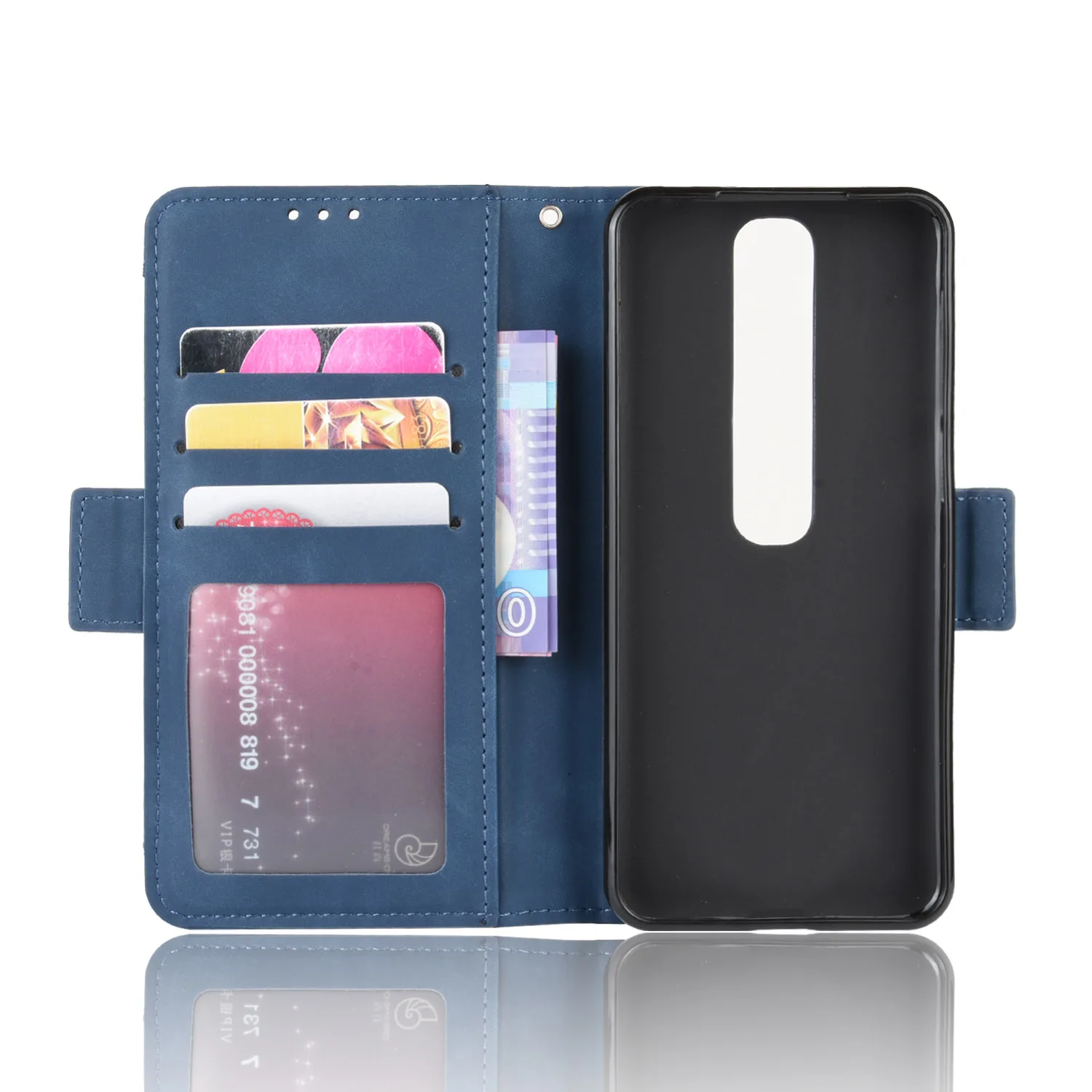 Flip Leather Cover For Vodafone Smart V10 N10 Separate Type Magnet Button Many Card Slot Wallet Shockproof Phone Case