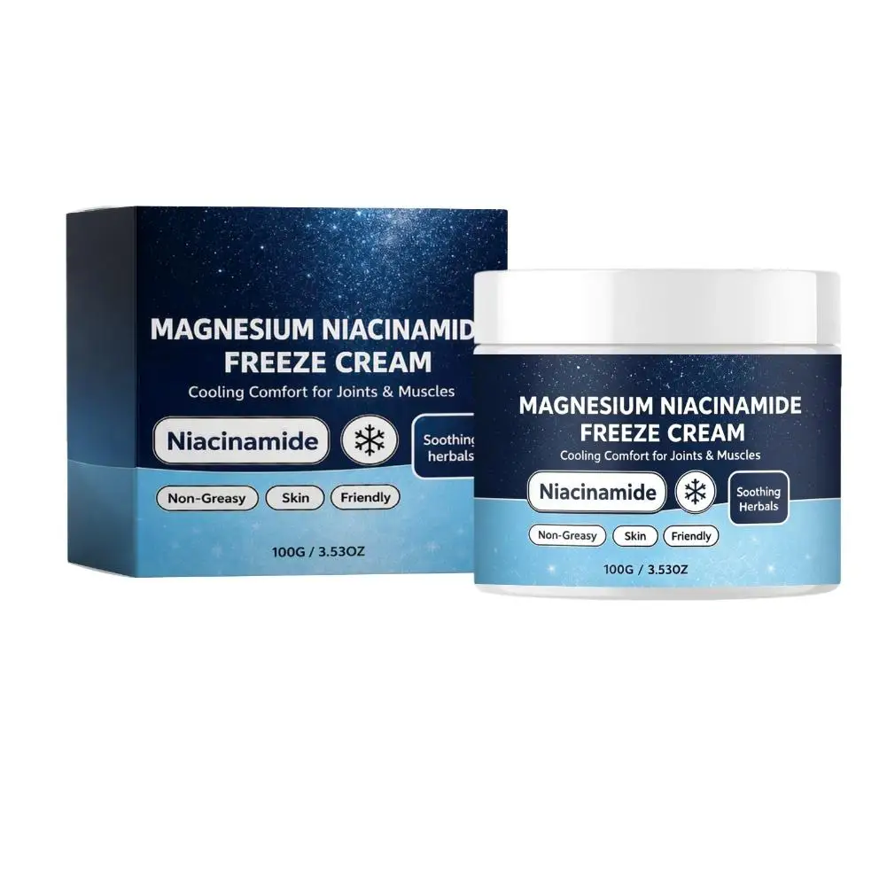 Cooling Body Lotion For Summer Soothing Herbal Magnesium Niacinamide Freeze Cream Body Care Cream for Joint and Muscle Use - view 6