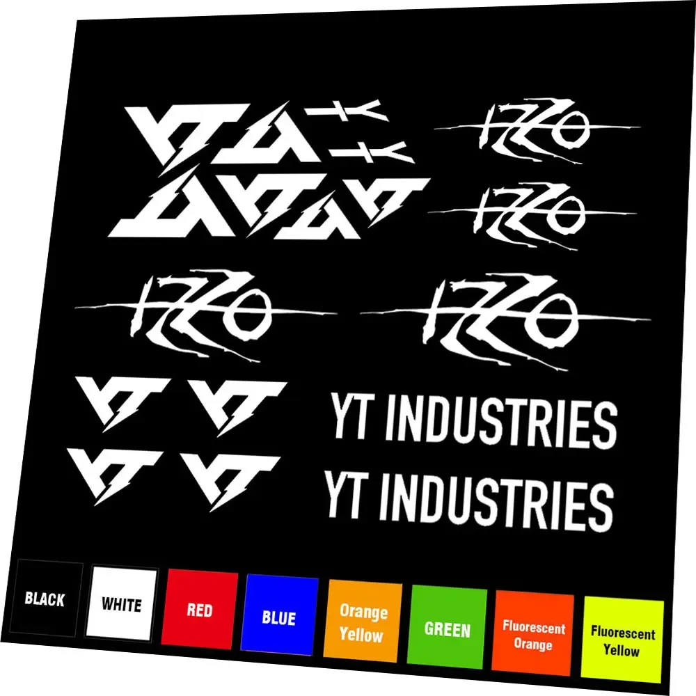 For YT Industries IZZO Vinyl Decals Stickers Bike Kit Replacement Protective