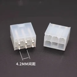 10Pcs/lot Molex 5569 4.2mm Automotive Connector 5569 Series Male White Socket 2/4/6/8/10/12/14/16/18/22/24/PIn