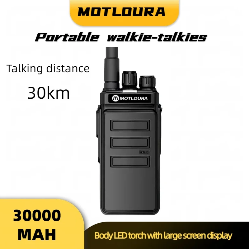 MOTLOURA Business Edition Walkie Talkie, Radio Transmitter, Outdoor, High Power, Handheld, Civil Self-Driving, Construction