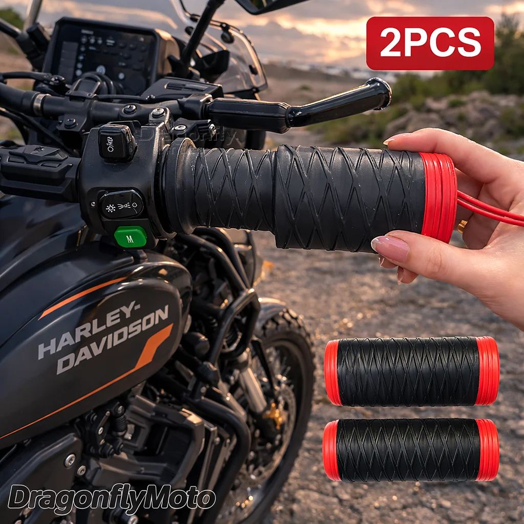 

Motorcycle Silicone Handlebar Cover For Harley Davidson ADV 1250 PA1250 Special Softail Sportster Touring Self Shrinking