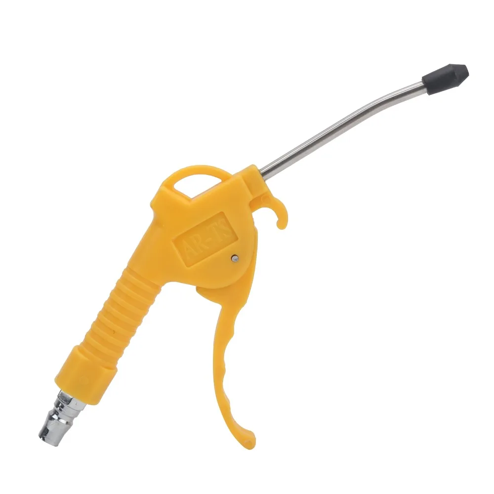 1/2PCS 1/4 inch NPT Pneumatic Dust Blowing Gun Pistol Grip Angled Bent Nozzle Air Pressure Blow Gun High-Strength Stainless