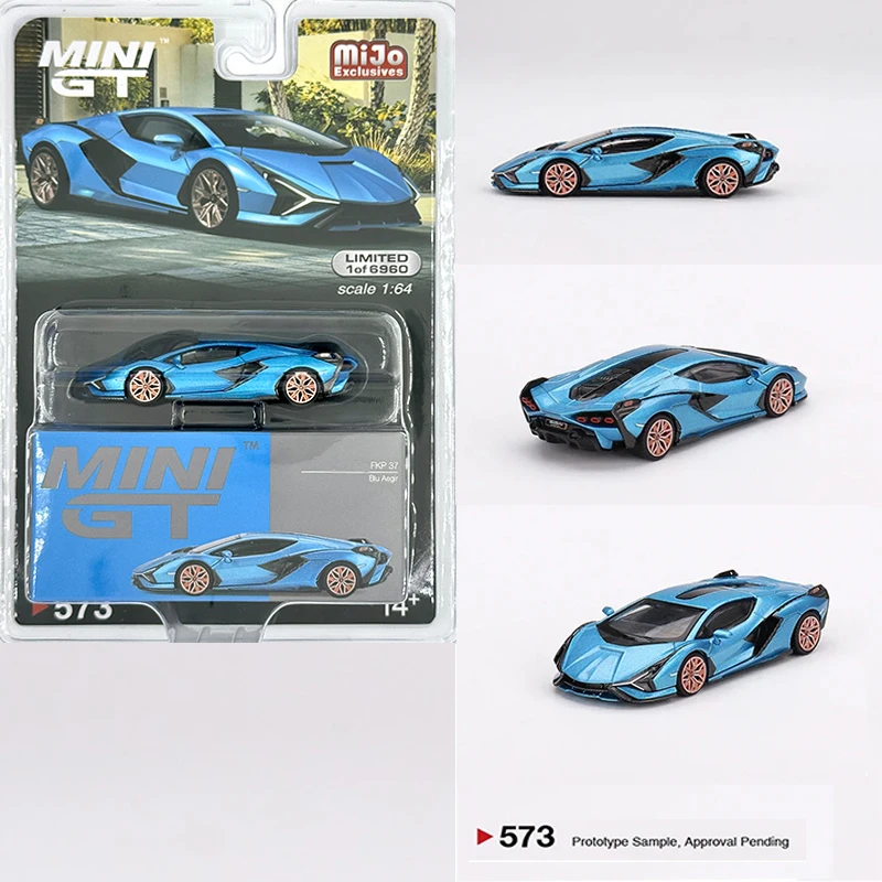 

MINIGT 573 1:64 Sian FKP 37 Ble Aegir Diecast Diorama Car Model Toys Diecast Diorama Car Model Collection