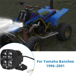 Picture 1 of 10  2 x LED Headlights Kit Lens Bulbs Lights For Yamaha Banshee 350 YFZ350 1987-2001